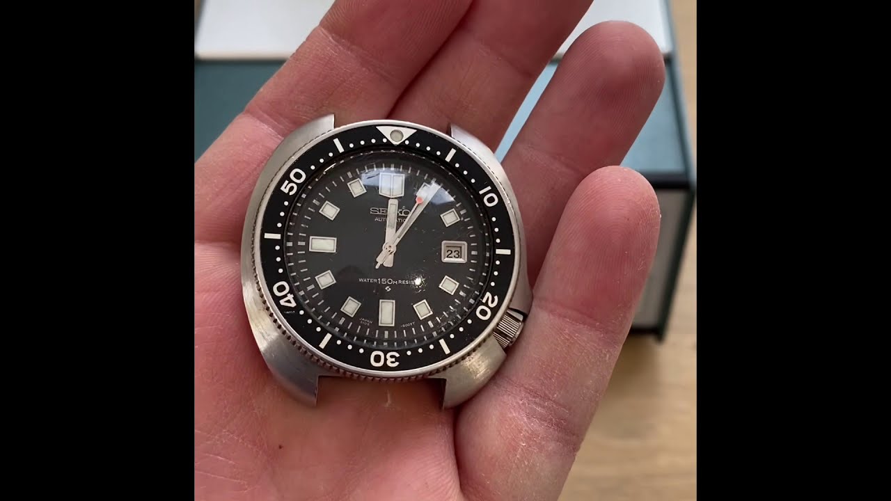 Vintage SEIKO Tutorial - Seiko 6105 ‘Captain Willard’ Crown Rebuild Process.