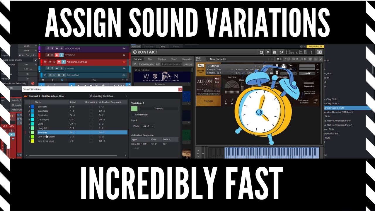 How to assign Sound Variations incredibly fast | PreSonus Studio One Tutorial