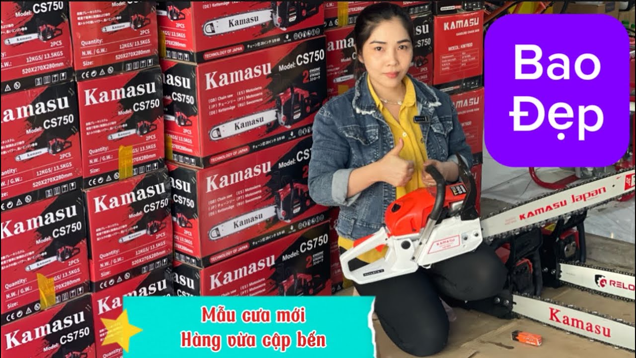 Máy cưa kamasu 750👉đã tiếp tục về hàng ⚡️⚡️sẳn sàng phục vụ bà con☎️0948479020