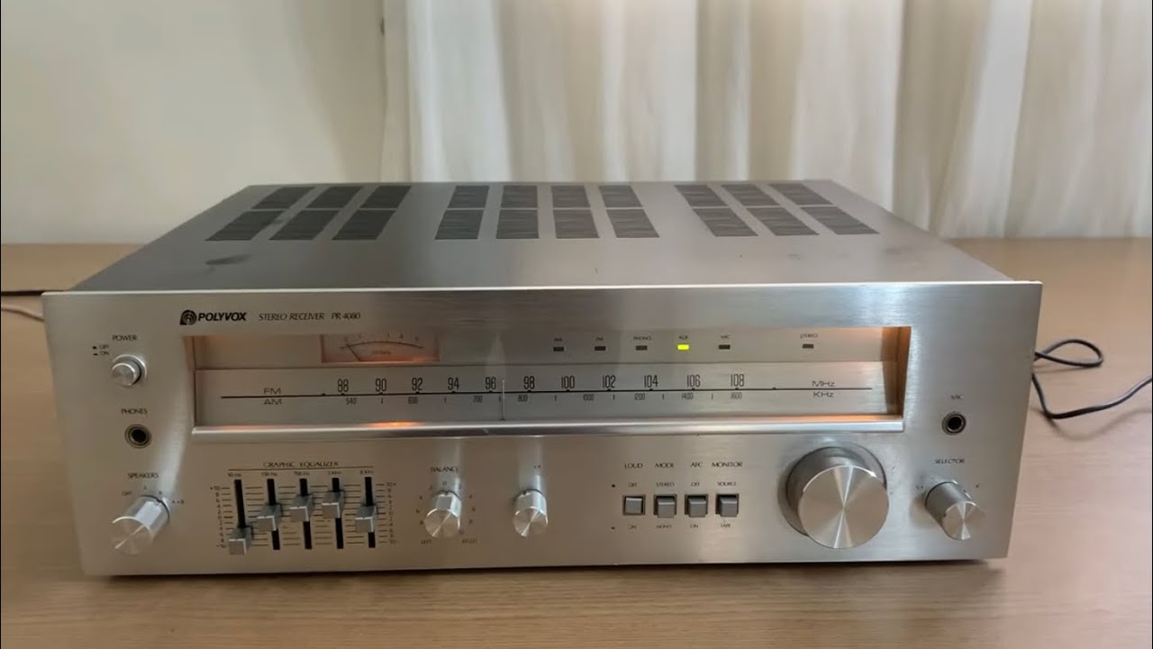 Antigo Receiver POLYVOX PR4080 - Conserto e Revisão Geral