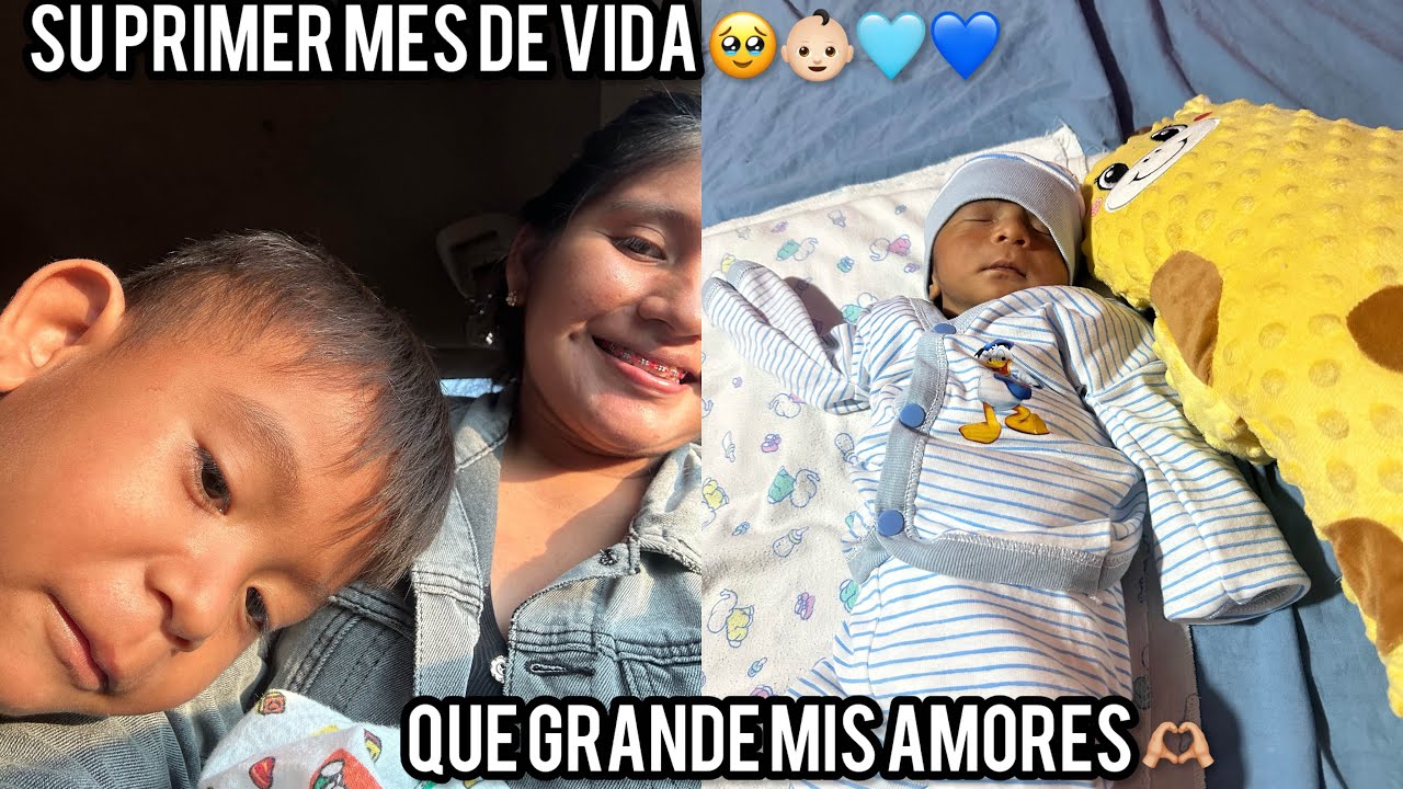 🚨MI BEBÉ VA CRECIENDO LUEGO HOY CUMPLIÓ UN MES 🥰😱TUA NO LLEGO 😡