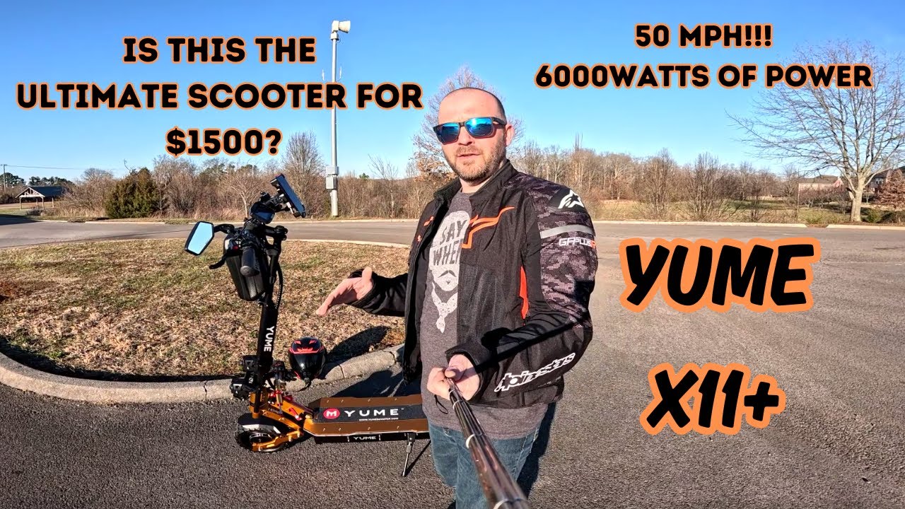 Fastest Electric Scooter for only $1500- The Yume X11+