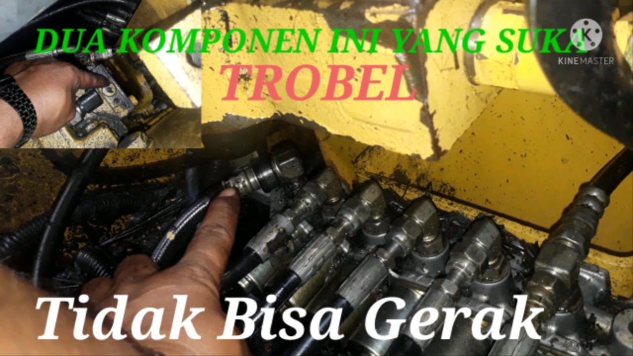 Unit Tidak Bisa Gerak Gara Gara Solinoid ppc Dan Reducing valve excavator komatsu