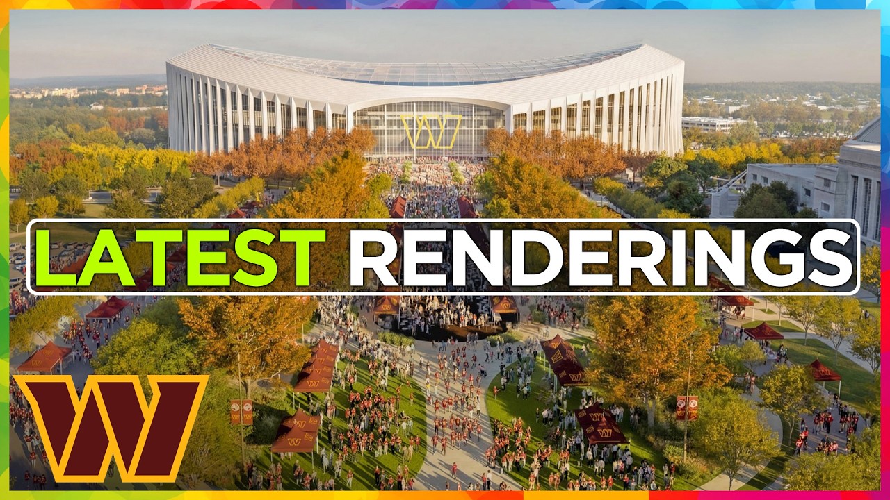 Commanders NEW Stadium Renderings REVEAL Unique Plan