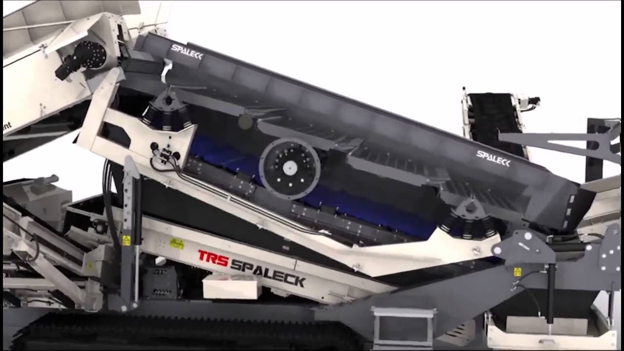 TRS550 SPALECK Recycling Screen Animation