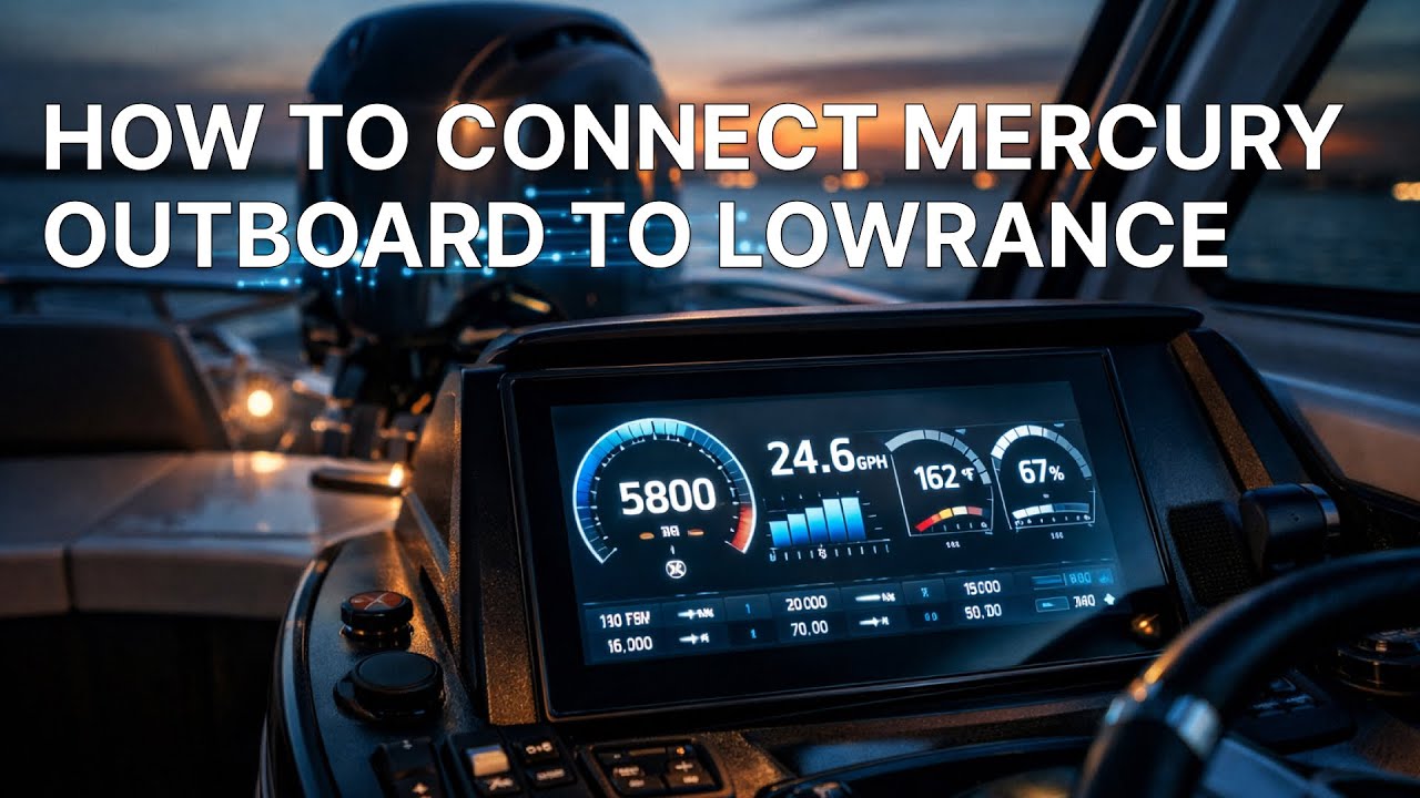 How to Connect Mercury Outboard to Lowrance | NMEA 2000 Engine Data Guide