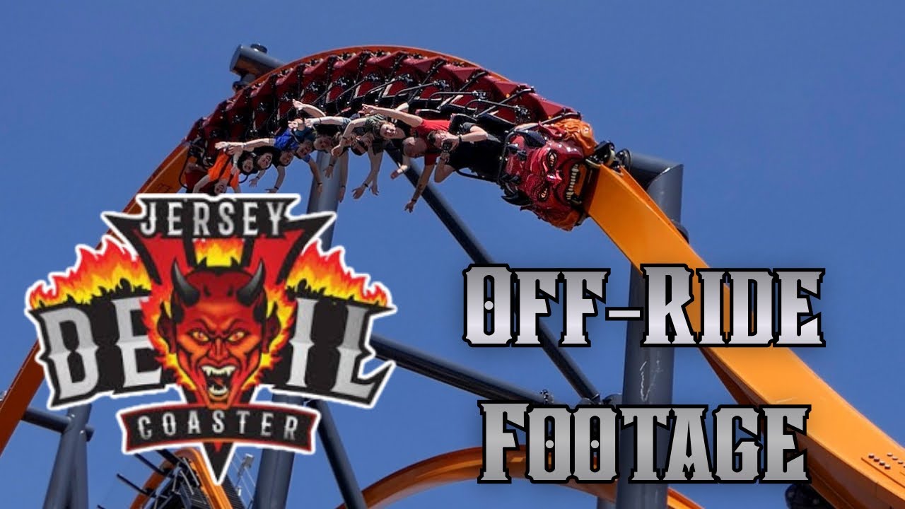 Jersey Devil Coaster Off-Ride Footage | Six Flags Great Adventure RMC Raptor