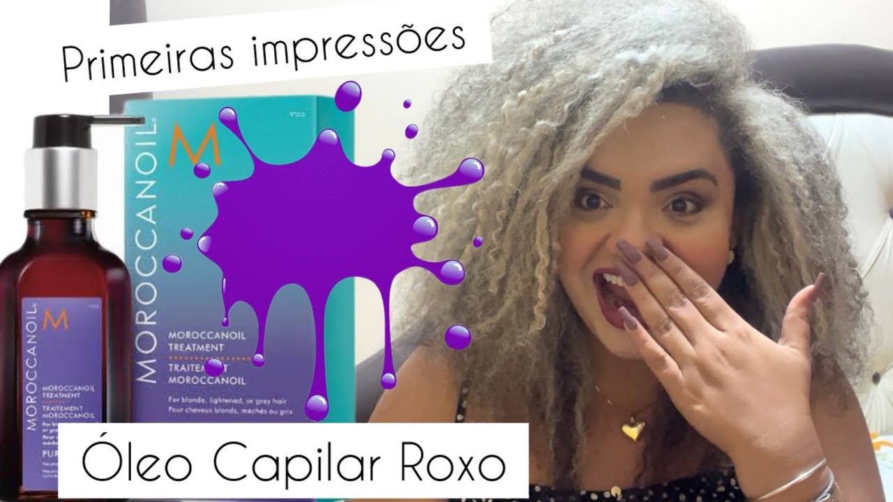 ÓLEO PURPLE MOROCCANOIL PARA LOIRAS- PRIMEIRAS IMPRESSÕES |THALYTA VIANA