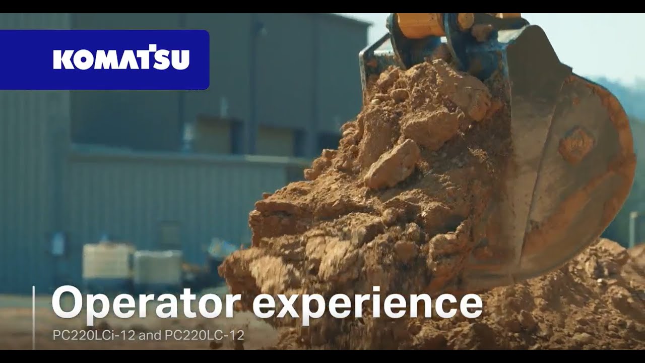 Komatsu PC220LC-12 cab tour | Improved operator comfort and visibility