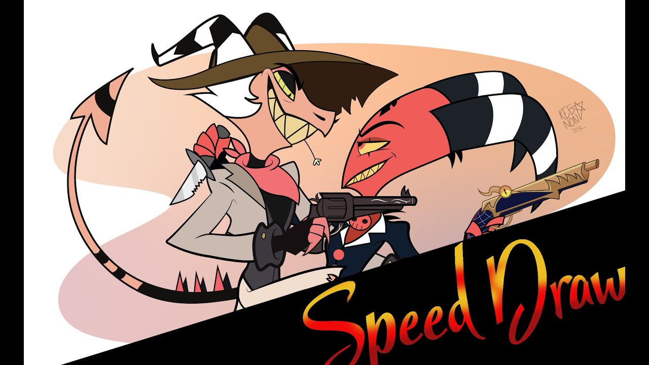 Helluva Boss Blitzo x Striker Speed Paint (Commission)