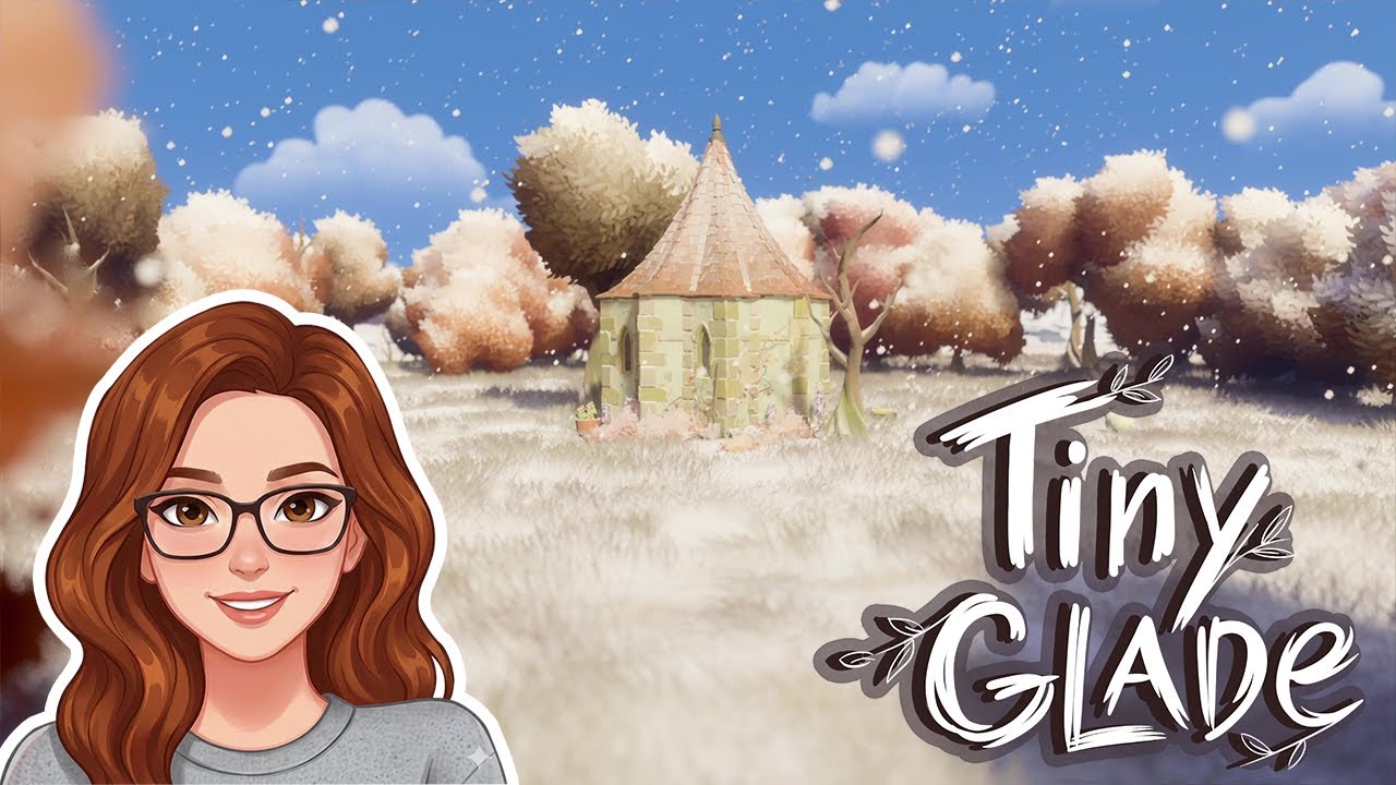 1 Hour Cozy Winter Ambience in Tiny Glade ❄️ Building & Relaxing (No Talking)