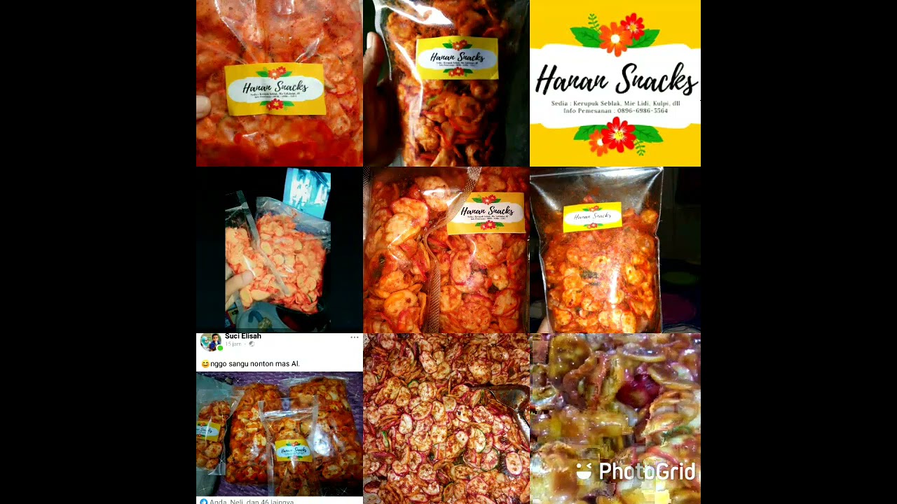 krupuk seblak hanan snack