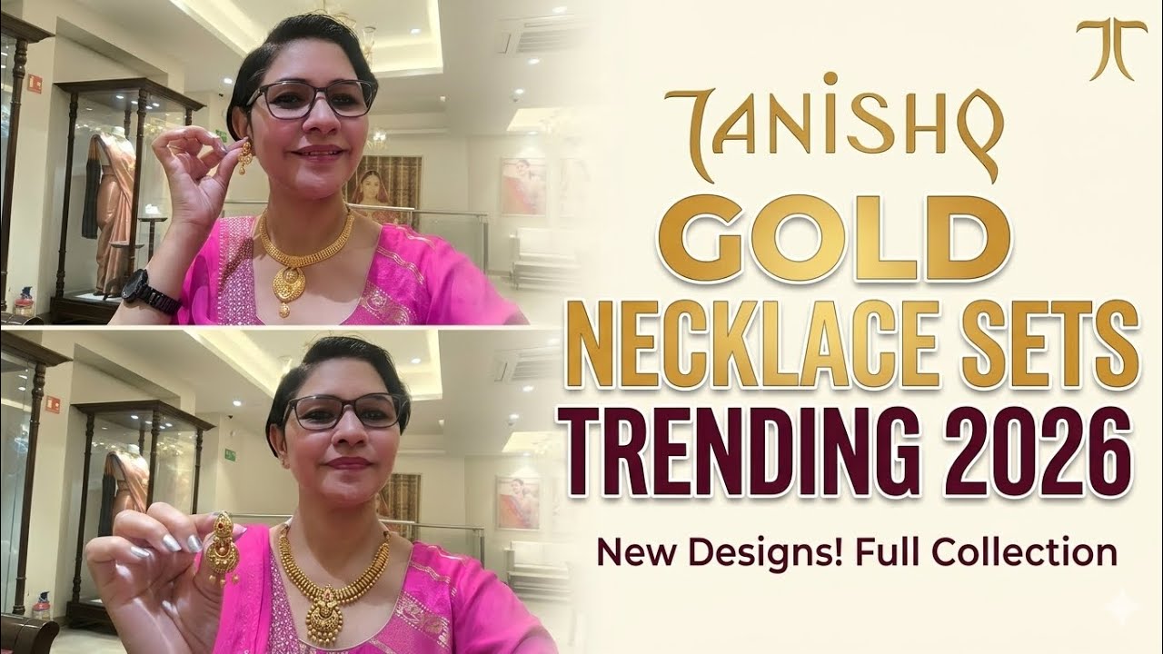 Latest Tanishq Gold Necklace Set Designs 2026 | New Trending Jewelry Collection 💕😍#tanishqjewellery