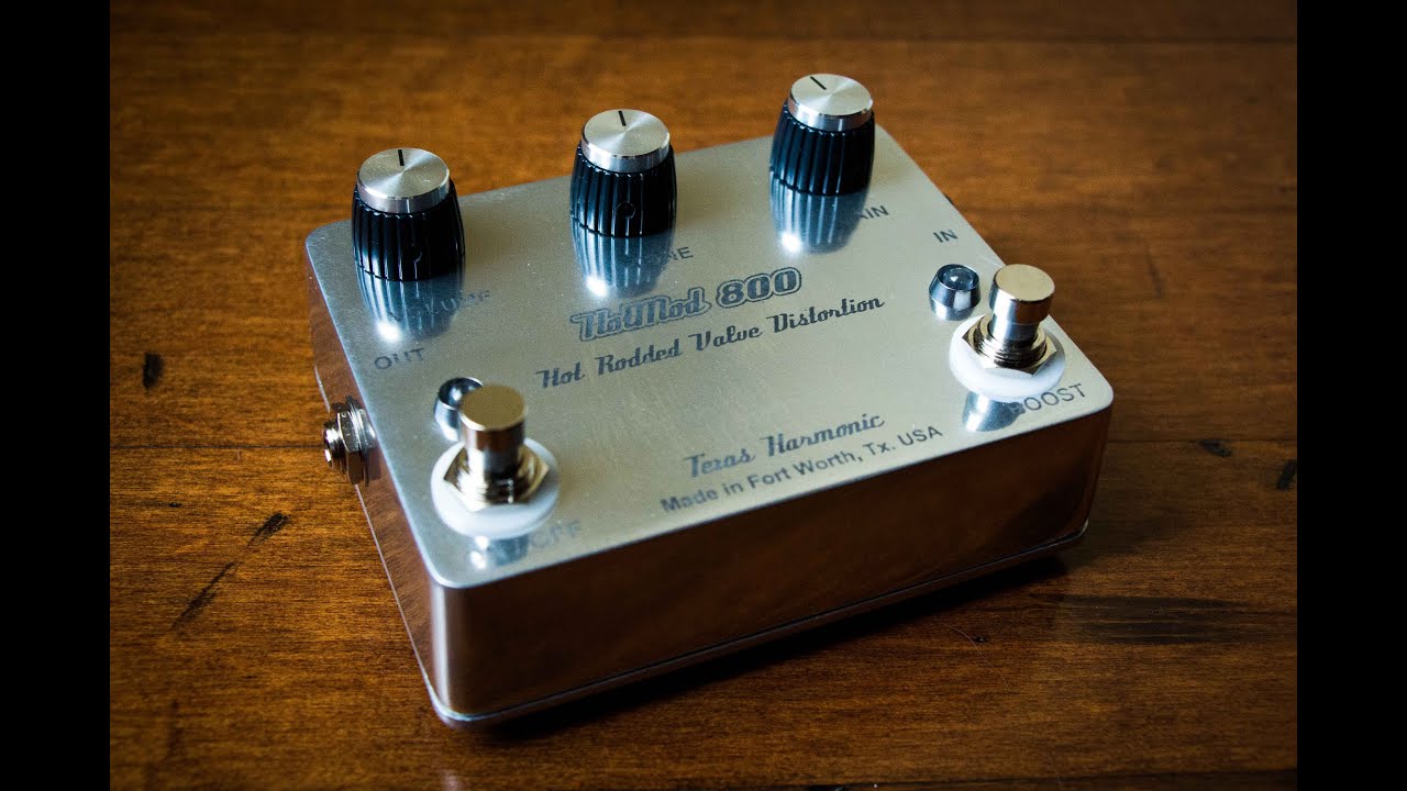 Texas Harmonic Hot Mod 800 Pedal Demo by Glenn DeLaune