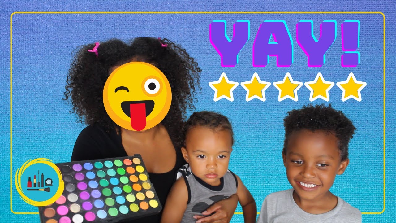MY KIDS DO MY MAKEUP! | FUN MAKEUP LOOK