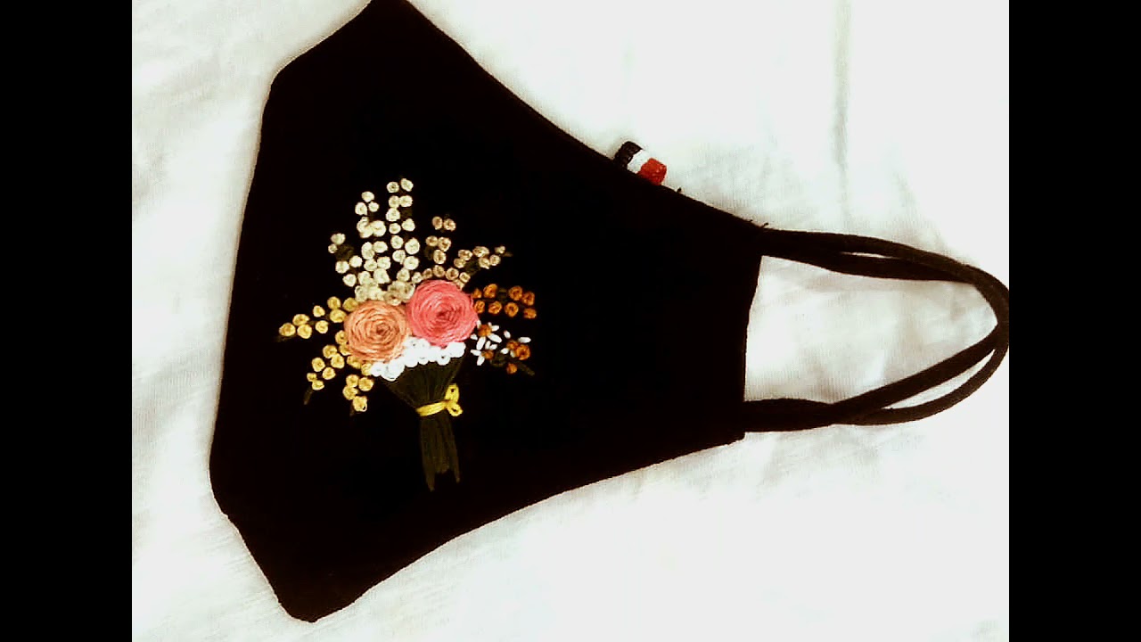 embroidery masks😍