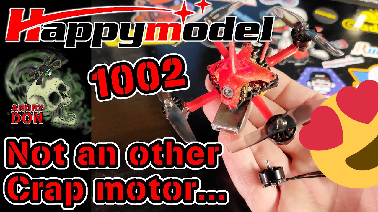 Angry Don X Happymodel 1002 1S motor HQprops 51mm expressLRS elrs FPV racing freestyle drone footage