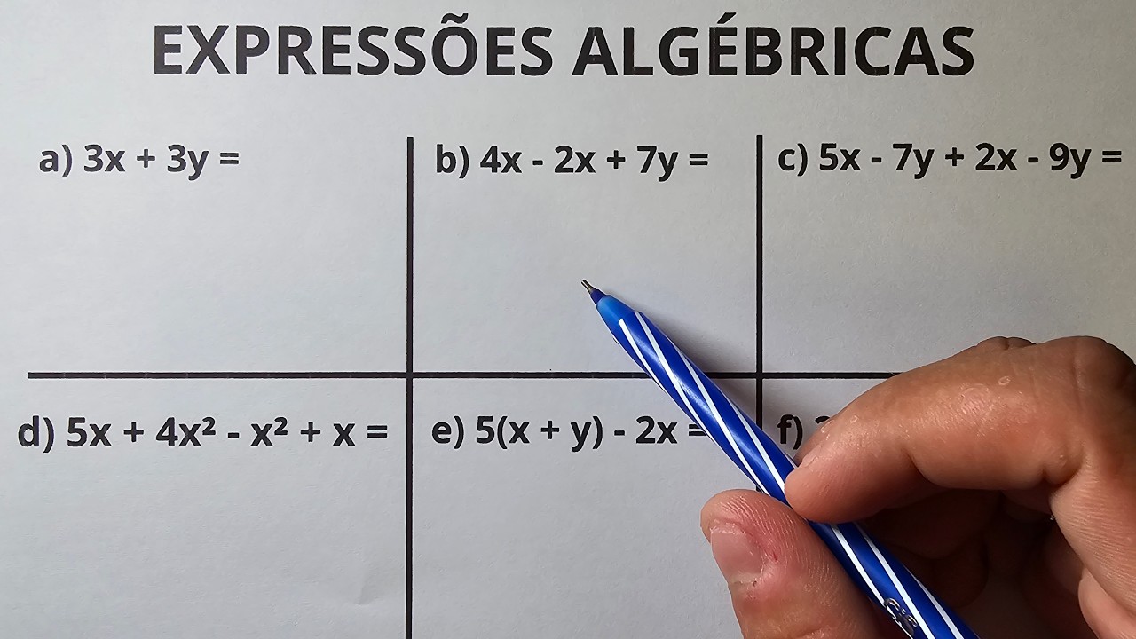 EXPRESSÕES ALGÉBRICAS | TE ENSINO NA PRÁTICA