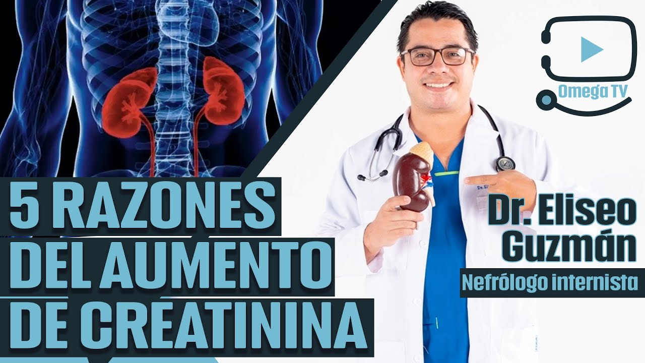 CREATININA: &iquest;Cu&aacute;les son las razones de su aumento? - Dr. Eliseo Guzm&aacute;n, nefr&oacute;logo e internista