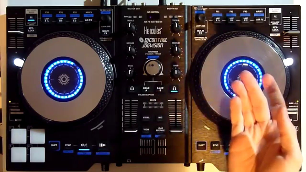TEST [FR] Hercules DJ Control Jogvision