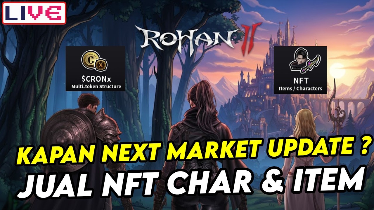 NEXT MARKET ROHAN 2 KAPAN ? BISA JUAL NFT CHAR & ITEM ? DARK LEAP UPDATE MAKIN CUAN NIH ROHAN 2 ?