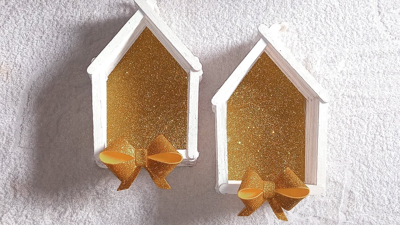 DIY:NICHO CASINHA COM PALITO DE PICOLÉ