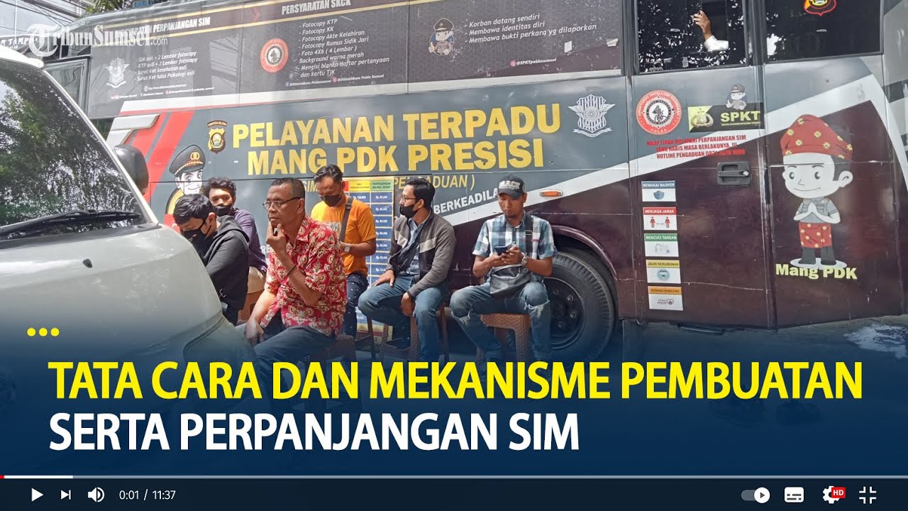 Cara dan Syarat Pembuatan Serta Perpanjangan SIM di Kota Palembang