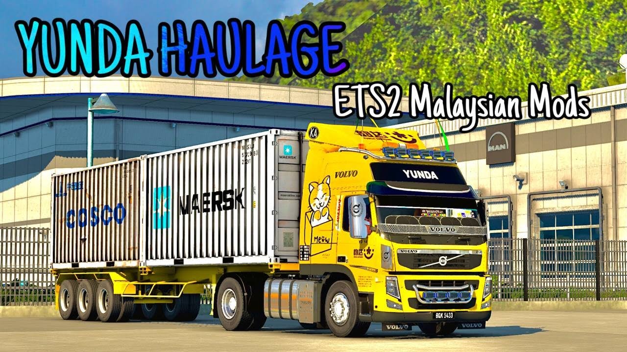 EURO TRUCK SIMULATOR 2  (YUNDA HAULAGE) KONTENA