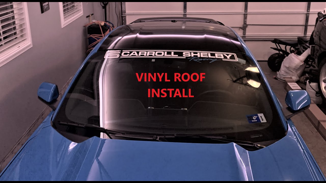 Mustang Vinyl Roof Install