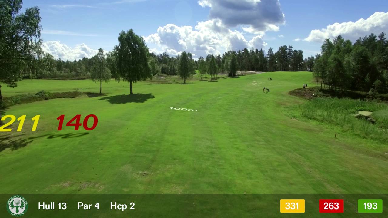 Flyover - Kjekstad Golfklubb - Hull 13