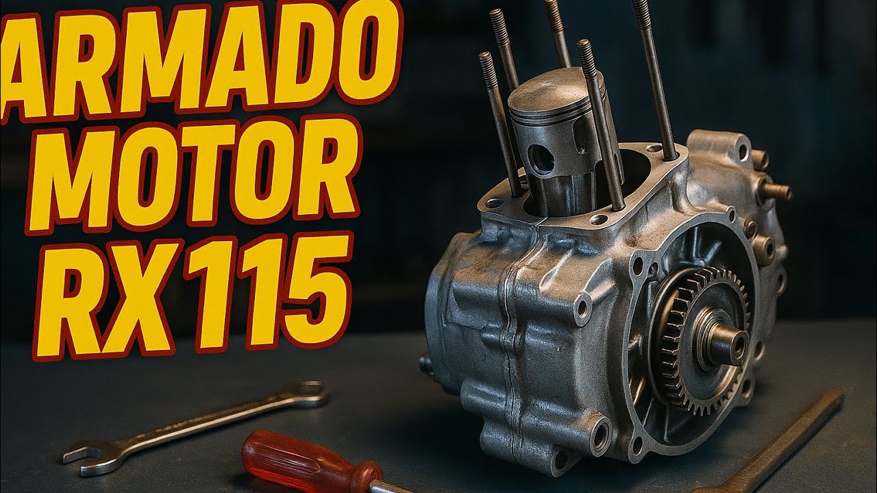 Cómo Armar el Motor de una Yamaha RX115 Paso a Paso 🔩🔥