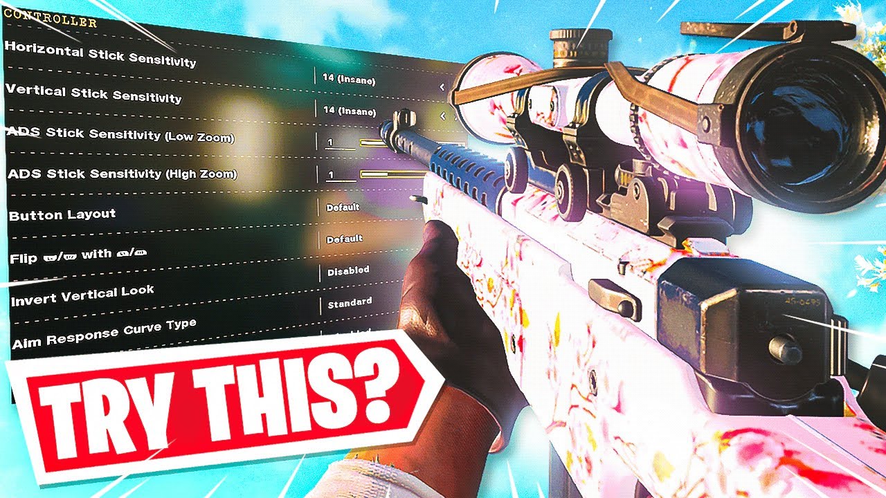 THESE SETTINGS will make you SNIPER BETTER in Black Ops Cold War.. (Sensitivity/Deadzone)