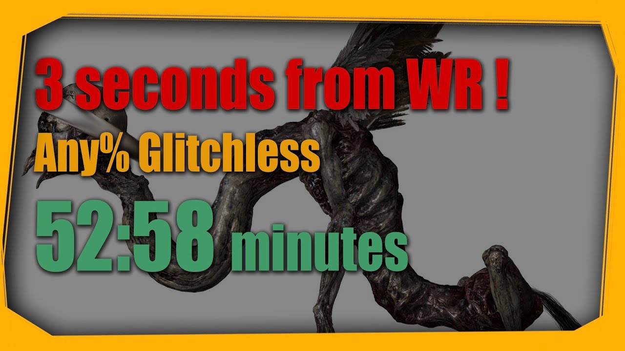 3 secs from WR ! 52:58 - Speedrun Any% Glitchless