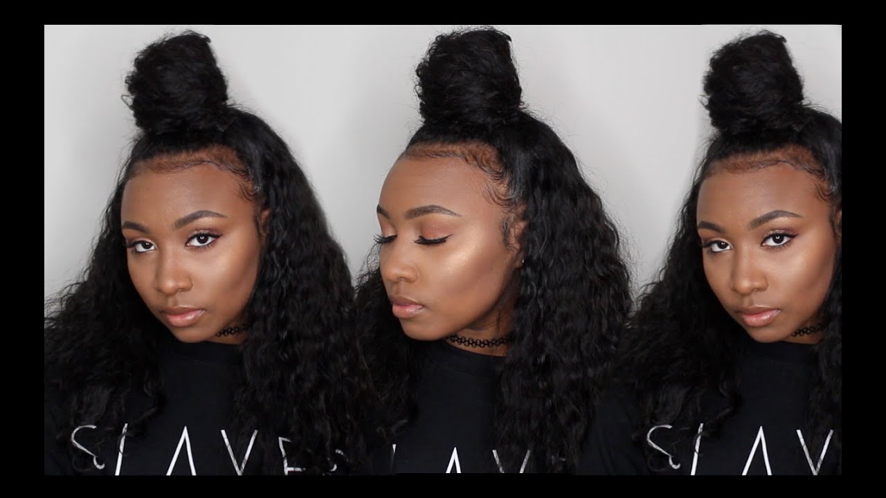 Curly Half Up Half Down Hair Tutorial | HIGHLY REQUESTED