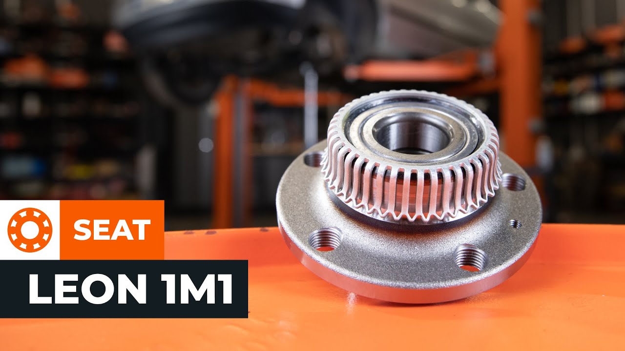 Jak wymienić tył łożysko koła w SEAT LEON 1M1 [PORADNIK AUTODOC]
