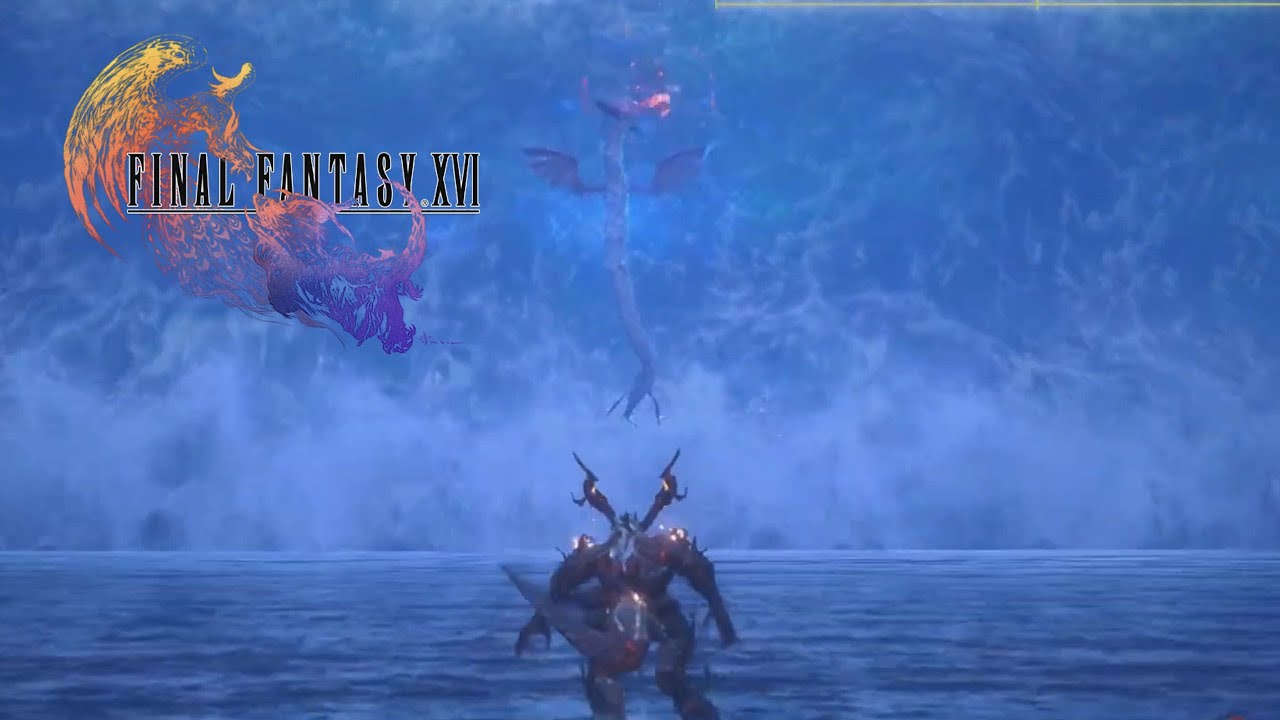Leviathan's Tsunami Game Over Scene Final Fantasy XVI The Rising Tide