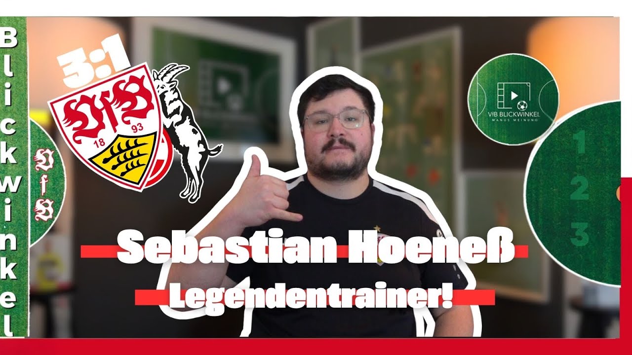 Sebastian Hoeneß - Legendentrainer! ⚪️🔴 VfB Stuttgart gegen 1. FC Köln 3:1 | VfB Blickwinkel