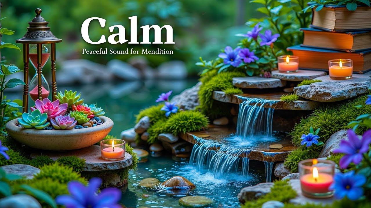 Целебная музыка + звуки воды для внутреннего покоя 🌿 Облегчение бессонницы, снятие тревоги и депрес