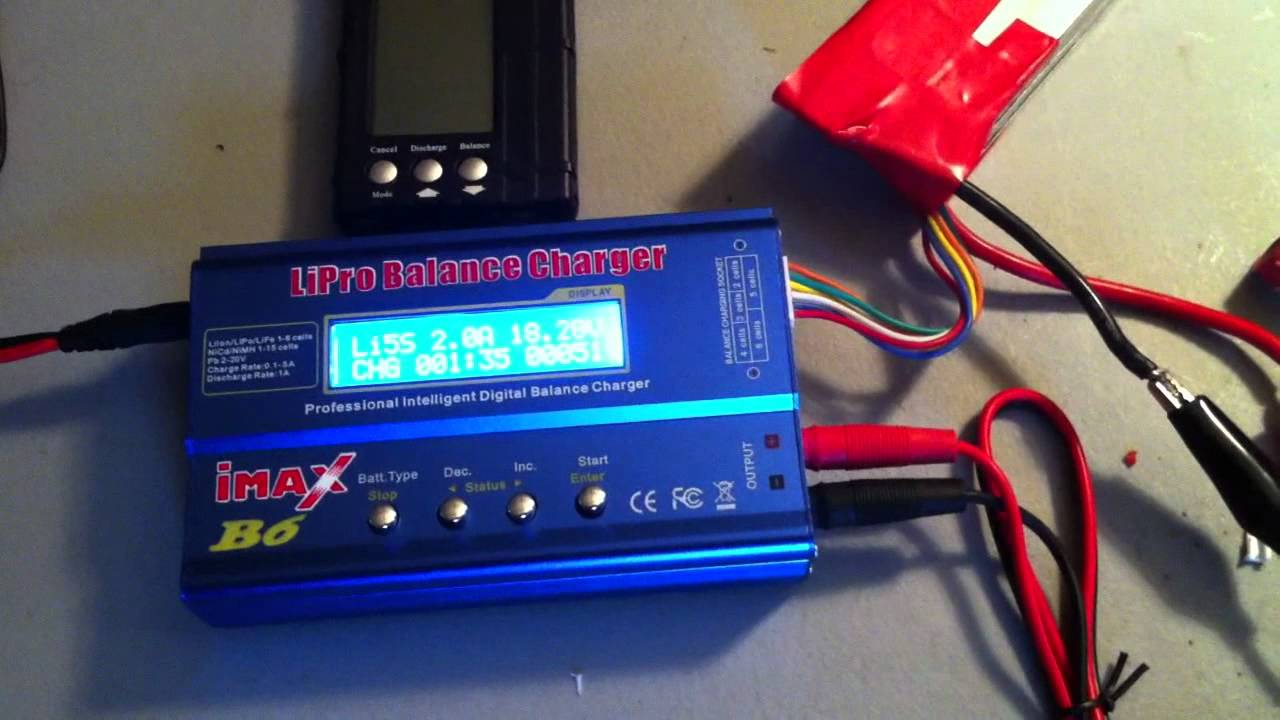 LIPO Charging - IMAX 6 balance charger and Battery Medic