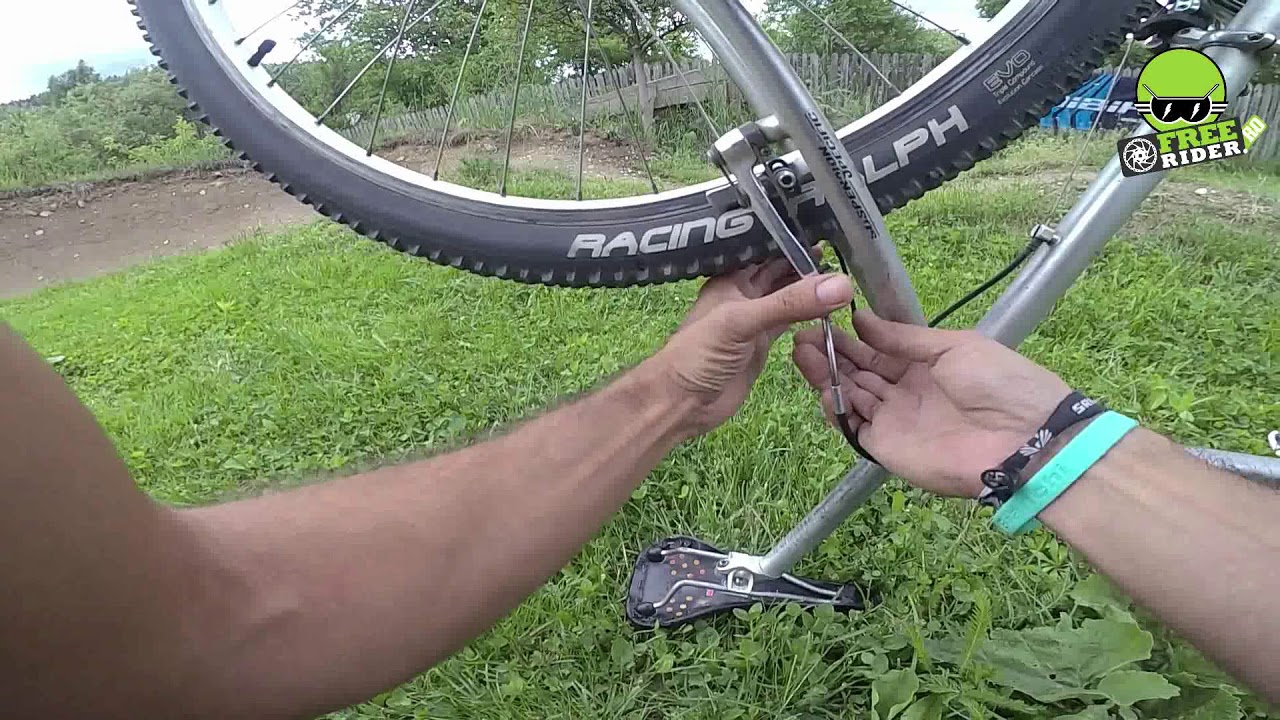 Cum se demontează roata de spate a bicicletei