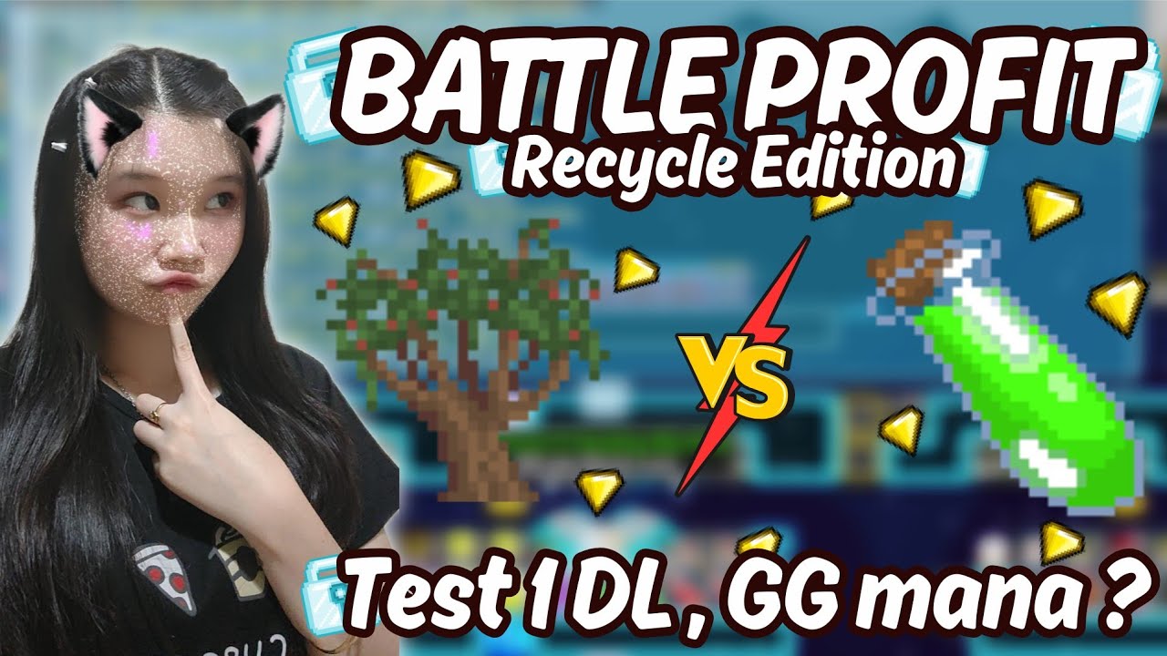 BATTLE PROFIT edisi RECYCLE !! 🤯 Перец против химии?! Что выбрать?? || GROWTOPIA