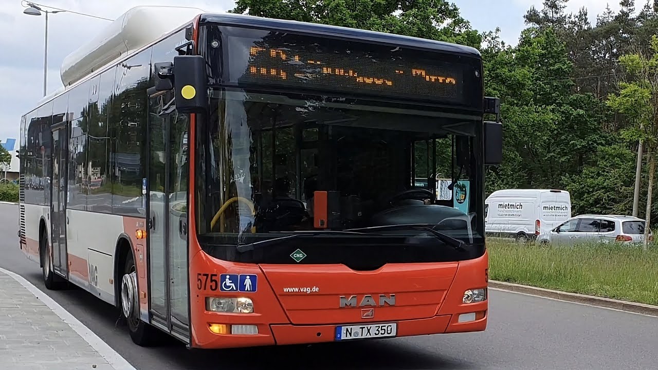 Buslinie 68 [MAN Wagen 575] von HARNISCHSCHLAG bis WERKFOLKSIEDLUNG_4K