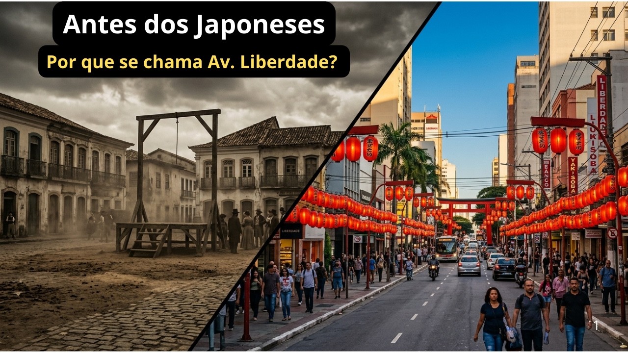 SÃO PAULO 1912: Por que Imigrantes Japoneses Escolheram a Avenida da Liberdade? (Imersão IA)