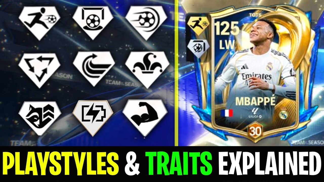 PlayStyles and Traits Explained in FC Mobile
