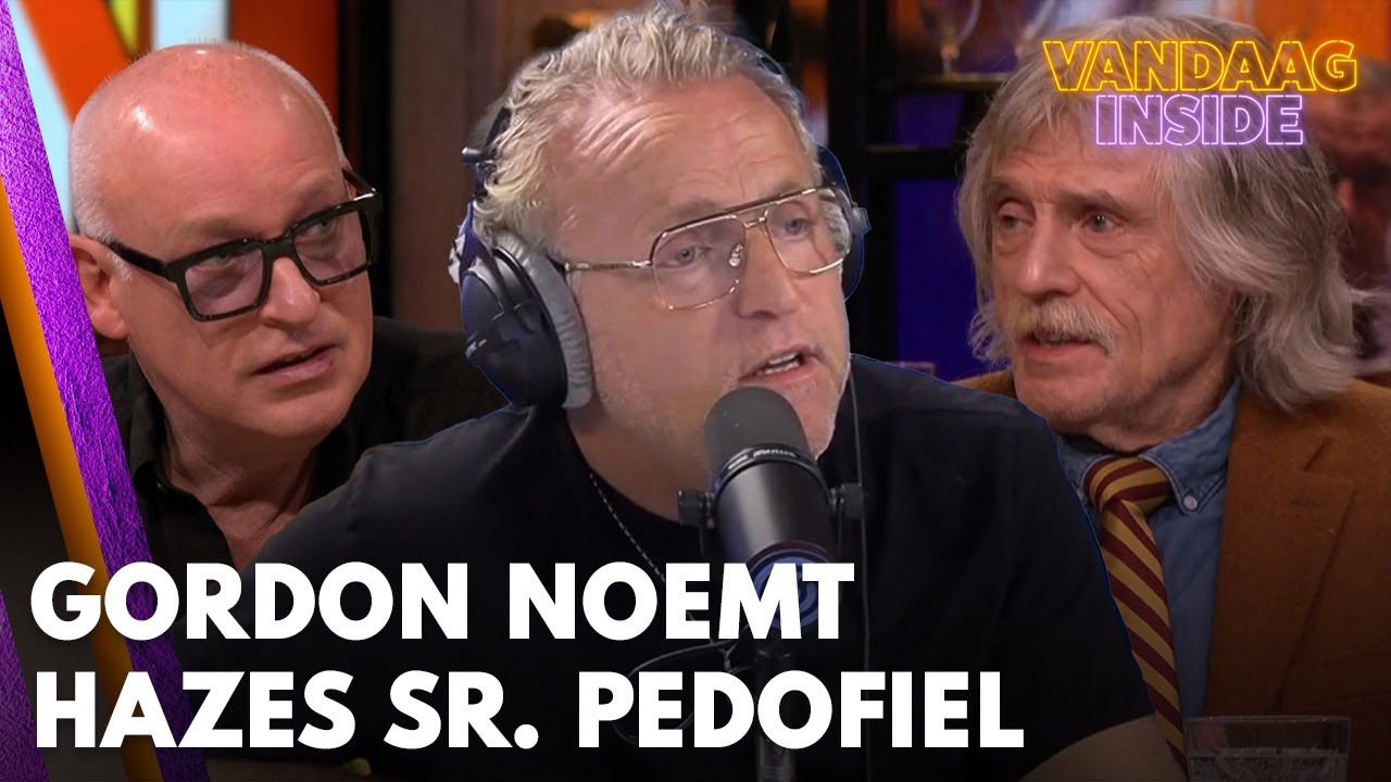 Vandaag Inside-trio reageert op Gordon die Andr&eacute; Hazes Sr. pedofiel noemt