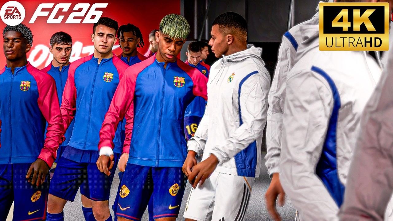EA FC 26 - Barcelona vs Real Madrid | Final Supercopa Espanha PS5 PRO 4K 60FPS