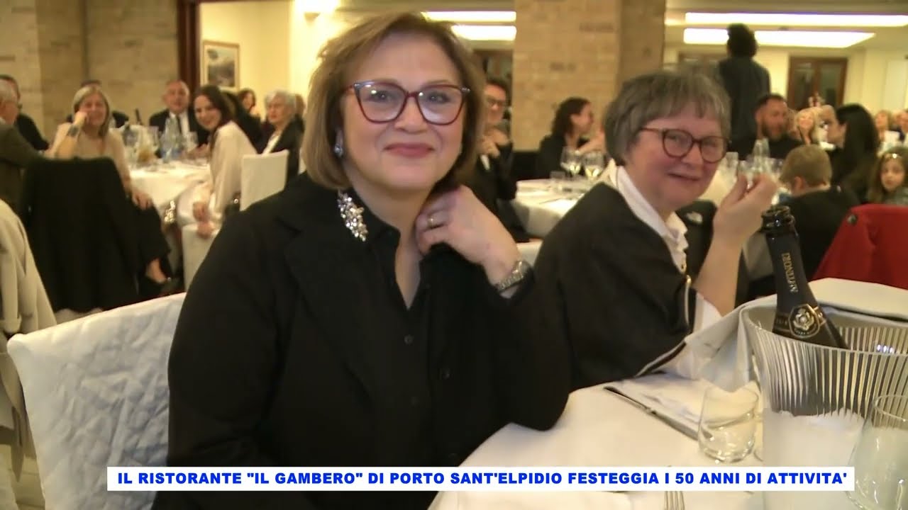 50 Anni di Attivita' Ristorante Il Gambero Porto Sant'Elpidio