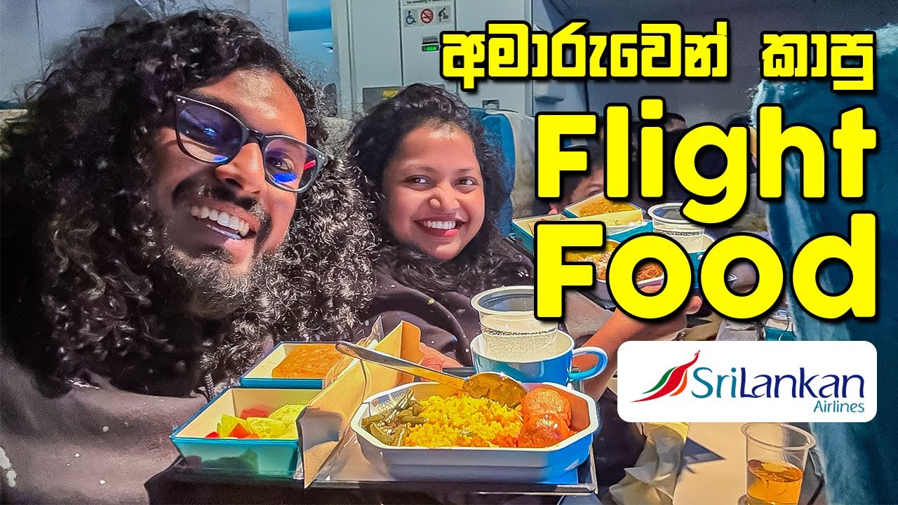 මෙච්චර අමාරුවෙන් Flight Food කාලම නෑ