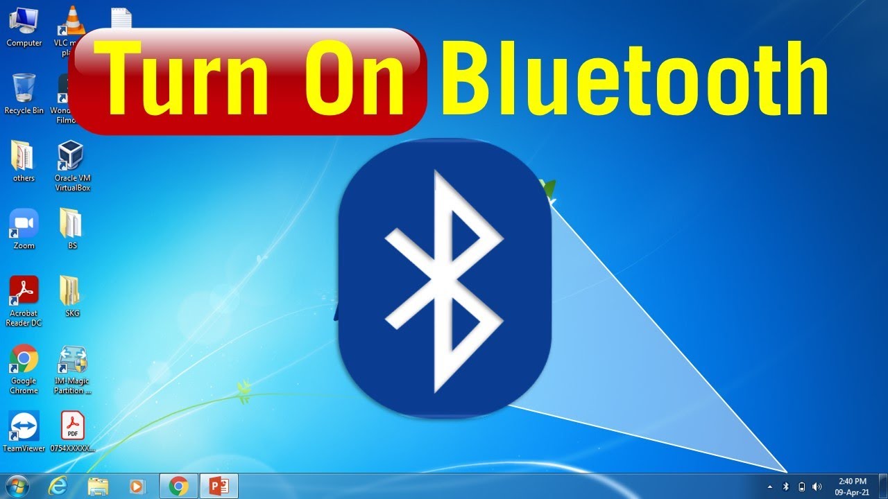 Как включить Bluetooth на Windows 7