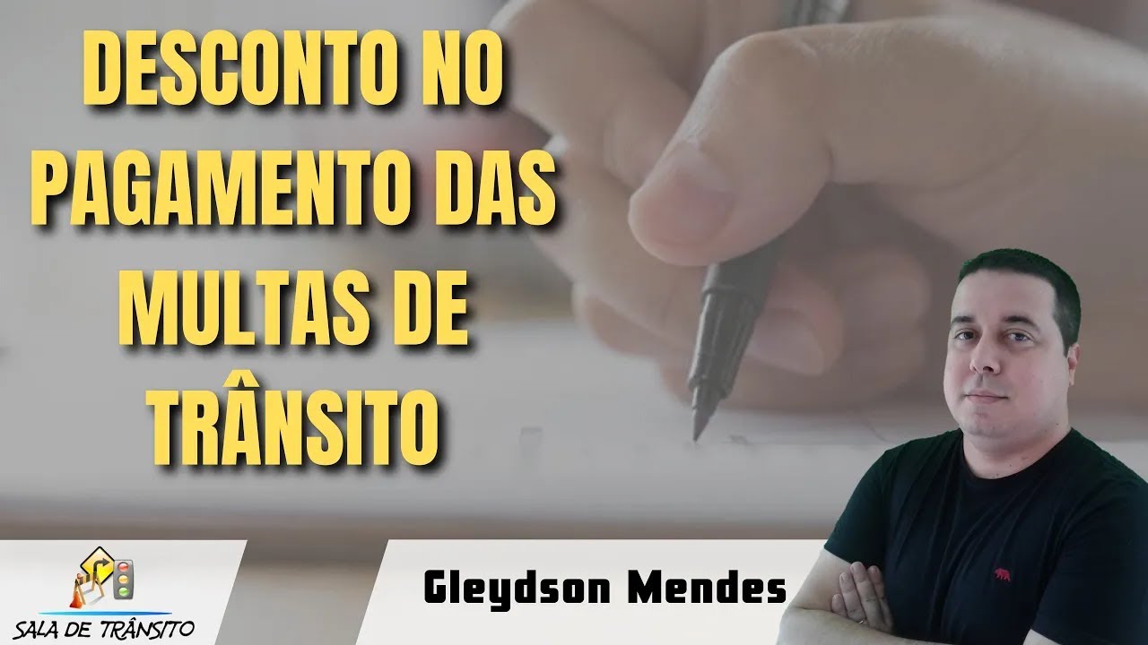 Desconto no pagamento das multas de trânsito